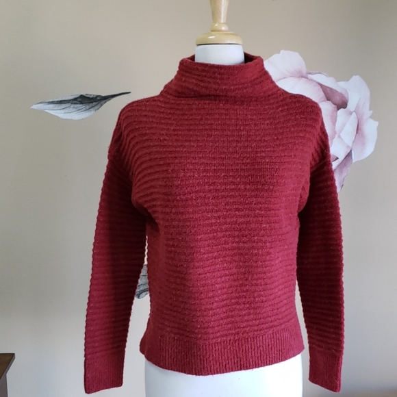 New Madewell  Belmont Mock Neck Sweater in Coziest Yarn Size XXS - Picture 2 of 9